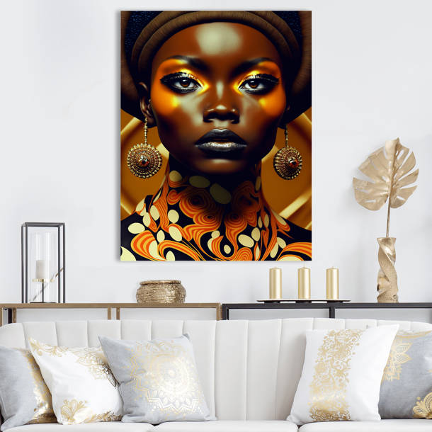 Dakota Fields Avant Garde Elegant African Woman Iv Avant Garde Elegant African Woman Iv On 0673